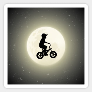 Boy on bike Magnet